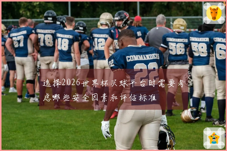 选择2026世界杯买球平台时需要考虑哪些安全因素和评估标准